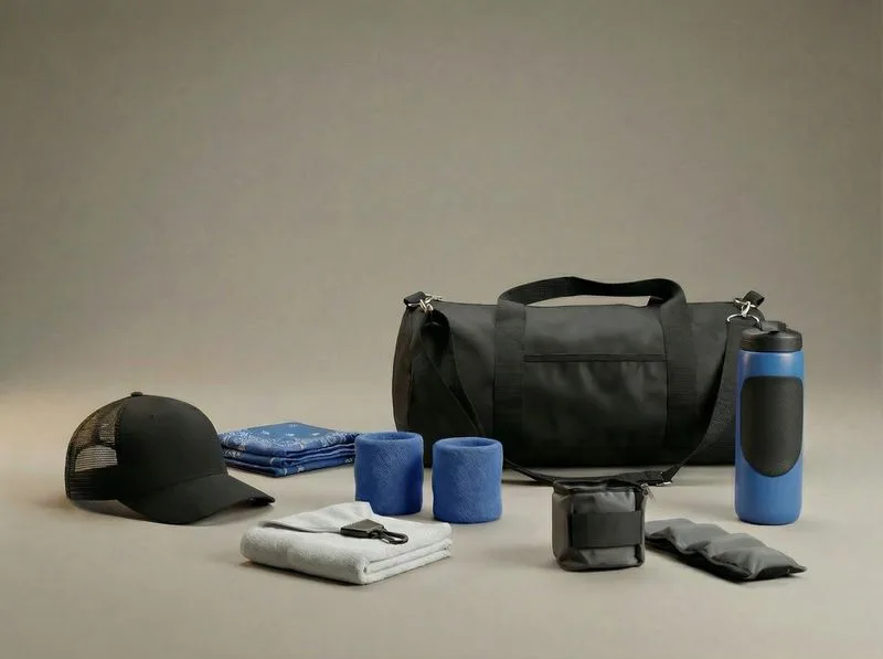 Bolso deportivo y accesorios personalizados